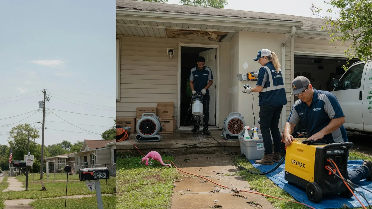 Storm Damage Water Removal in Helmsburg, IN near me